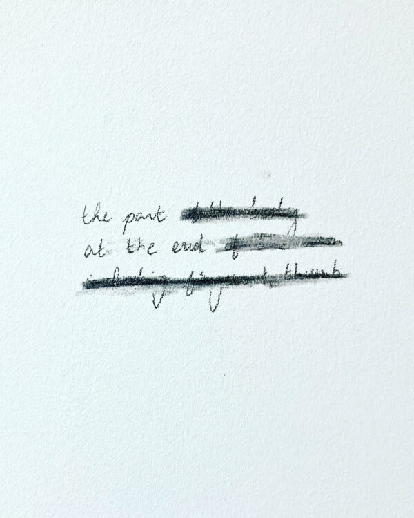 The part at the end